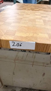 Oak Premade Slab 12x12, thicknesses 1.5-End Grain 14x14s-Lot of 4