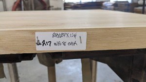 Oak Premade Slab 24x24, thickness 1 14-Unfinished