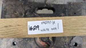 Oak Premade Slab 24x10, thickness 1 12-Unfinished
