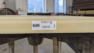 Poplar Premade Slab 24x24, thickness 1 58-Unfinished