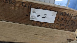 Doug Fir-Length 56-108, Width 9, Thickness 4, Six Beams Total