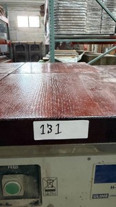 Red Oak Premade Slab 12x12, thicknesses varies-Lot of 5