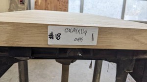 Oak Premade, Tabletop Slab 13x24x1 14
