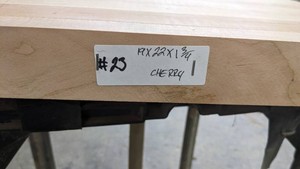 Cherry Premade, Tabletop Slab 19x22x1 34