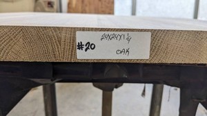Oak Premade, Tabletop Slab 24x24x1 14