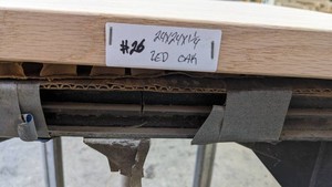 Red Oak Premade, Tabletop Slab 24x24x1 14