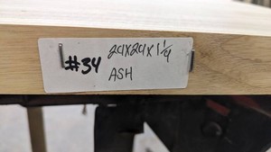 Ash Premade, Tabletop Slab 24x24x1 14