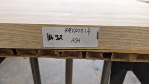 Ash Premade, Tabletop Slab 24x24x1 14