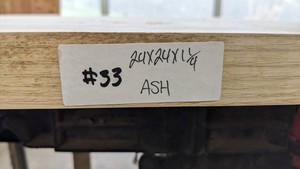 Ash Premade, Tabletop Slab 24x24x1 14