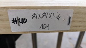 Ash Premade, Tabletop Slab 24x24x1 14