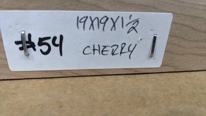 Cherry  Premade, Tabletop Slab 19x19x1 12
