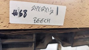 Beech Premade, Tabletop Slab 24x12x1 12