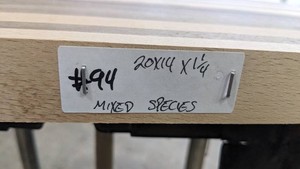 Mixed Species Premade, Tabletop Slab 20x14x1 14