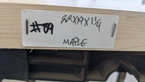 Maple Premade, Tabletop Slab 24x19x1 14