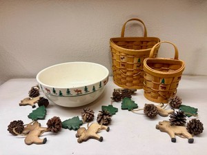 Assorted North Woods Decor - Moose Garland, Baskets and more