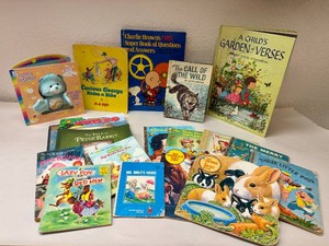 Assorted Vintage Childrens Books inc. Little Golden Books, Rand McNally