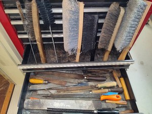 Huge Assortment of Metal Files & Brushes