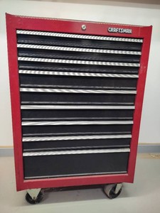 Craftsman Rolling Nine Drawer Tool Cabinet