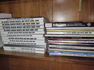 Nascar Press Guides & Asst Racing Magazines