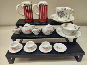 Porcelain Miniature Tea Set & CupSaucer Sets  Shaker Set