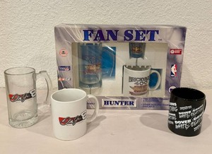 Brickyard 400 Fan Set Commemorative Glassware, Dale Jr. No. 8 Mug and Beer Glass