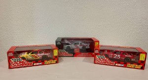 NASCAR Racing Champions 124 Scale Die Cast Stock Car Replicas and Bank In Original Boxes