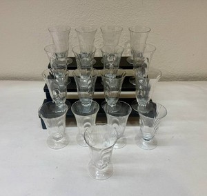 Cambridge Caprice Clear 4 Footed Tumblers