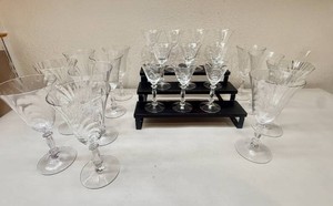 Cambridge Caprice Sherry Glasses and Water Goblets