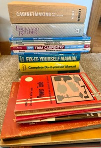 Assorted DIY, Wood Working, Home Repair Books