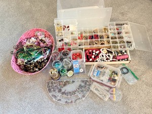Large lot of Bead and Beading Materials
