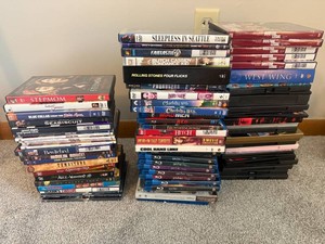 Large Assortment of DVDs Boston Legal, The West Wing and more