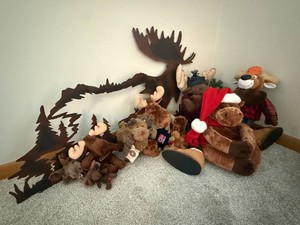 Moose Decor and Stuffies