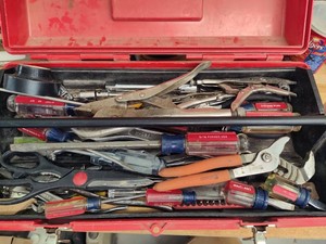 Toolbox Full of Assorted Tools