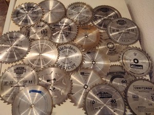 Large Assortment of Saw Blades