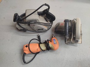 6.5 Skilsaw, Chicago 38 Close Quarters Drill & Rockwell Belt Sander