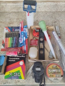 Lot of Misc Small ToolsShop Supplies