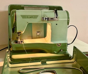 Vintage Elna Supermatic Portable Sewing Machine