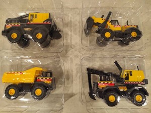 Four Maisto Tonka Mighty Minis Models In Original Packaging