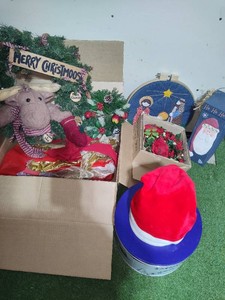Holiday Wreath and Other Decor