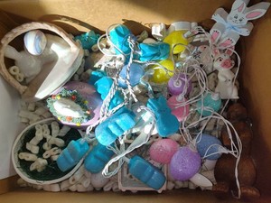 Lot of Assorted Easter Decor