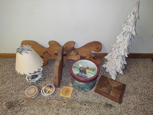 Assorted Moose and Rustic Decor