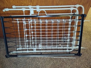 Antique Wrought Iron Childs Bed FOR DECOR ONLY