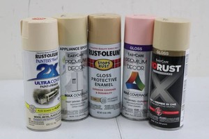 Rust-Oleum Spray Paint Assortment (Lot of 5)