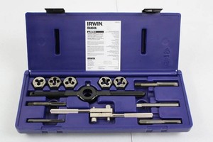 Irwin Hanson 24612 12-Piece Fractional Tap & Hex Die Set