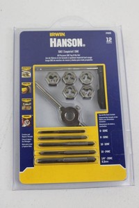 Irwin Hanson 24605 SAE Tap & Die Set - 12-Piece