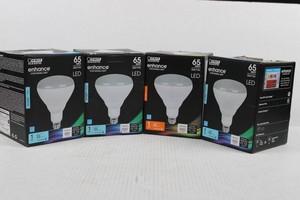 Feit Electric Enhance BR40 LED Flood Bulbs 65W (Lot of 4)