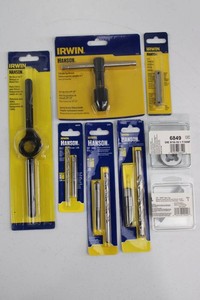 Irwin Hanson Taps, Dies & Threading Tools Mixed Lot - 8 Pieces
