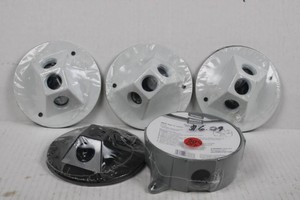 Master Electrician Electrical Covers & Round Box Mixed Lot - 5 Pieces
