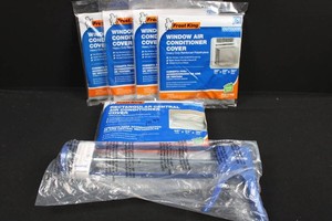 Frost King AC Covers & Newborn Caulking Gun Mixed Lot