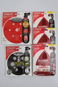 Diablo Sanding Accessories 5pc Mixed Lot